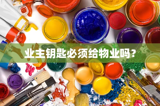 业主钥匙必须给物业吗？
