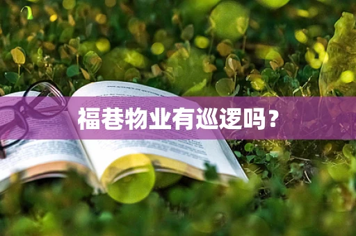 福巷物业有巡逻吗？
