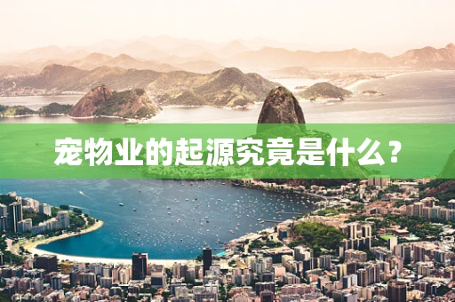 宠物业的起源究竟是什么？