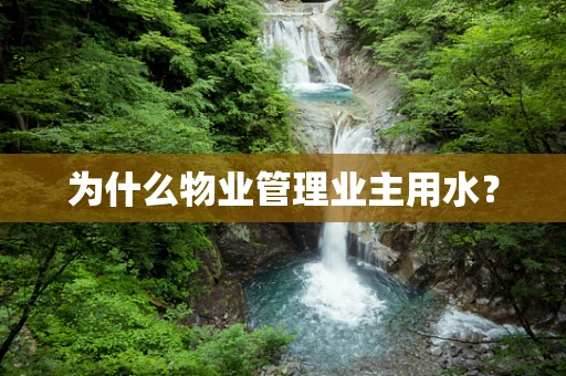 为什么物业管理业主用水？