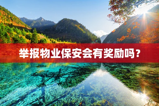 举报物业保安会有奖励吗？