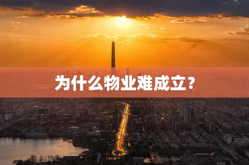 为什么物业难成立？