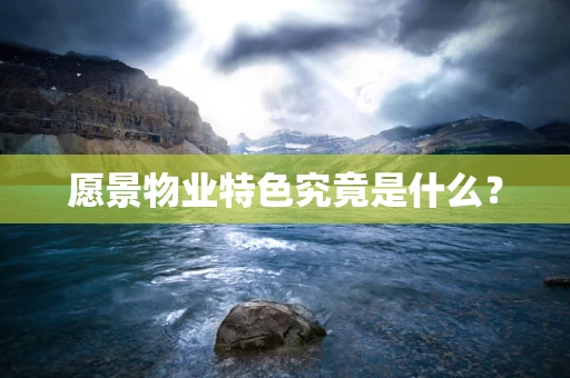 愿景物业特色究竟是什么？
