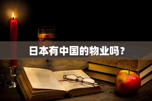 日本有中国的物业吗？