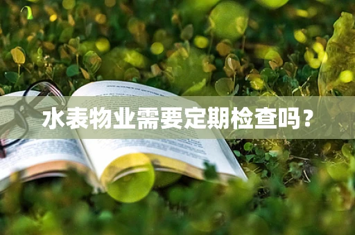 水表物业需要定期检查吗？