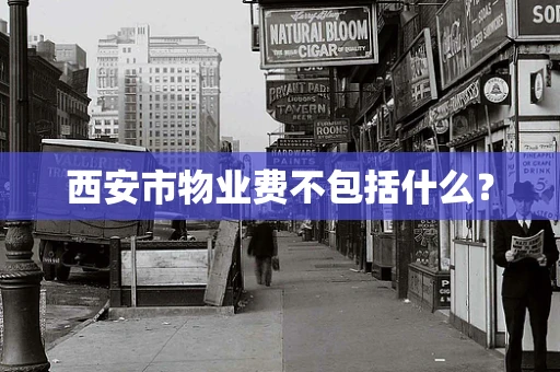 西安市物业费不包括什么？