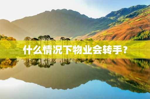 什么情况下物业会转手？