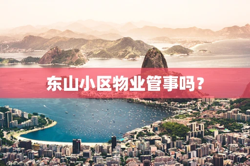 东山小区物业管事吗？