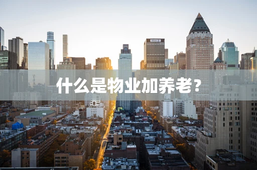 什么是物业加养老？