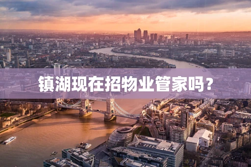 镇湖现在招物业管家吗？
