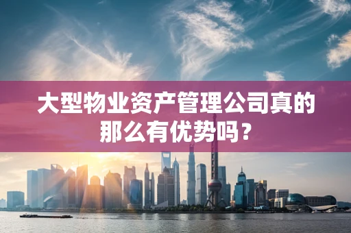 大型物业资产管理公司真的那么有优势吗？