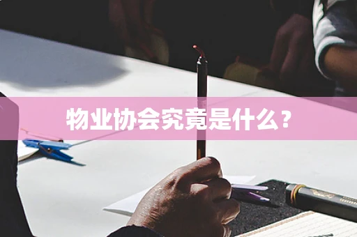物业协会究竟是什么？
