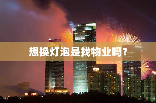 想换灯泡是找物业吗？