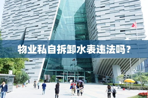 物业私自拆卸水表违法吗？