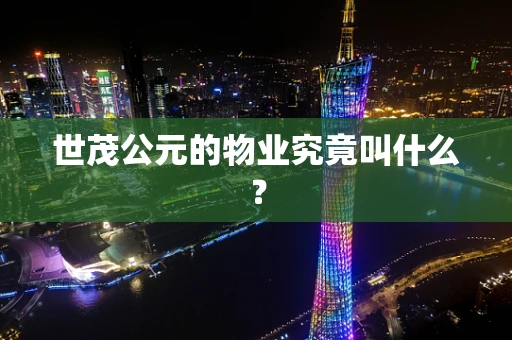 世茂公元的物业究竟叫什么？