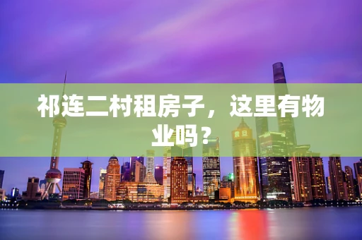 祁连二村租房子，这里有物业吗？