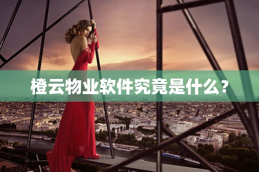 橙云物业软件究竟是什么？