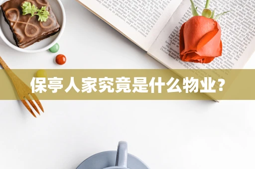 保亭人家究竟是什么物业？