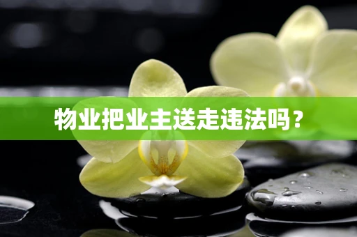 物业把业主送走违法吗？