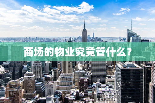 商场的物业究竟管什么？