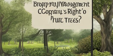 物业公司有权砍树吗？