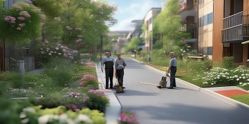 康桥物业平常会进行管理工作吗？