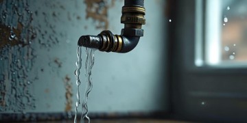水管漏水楼下物业管吗？