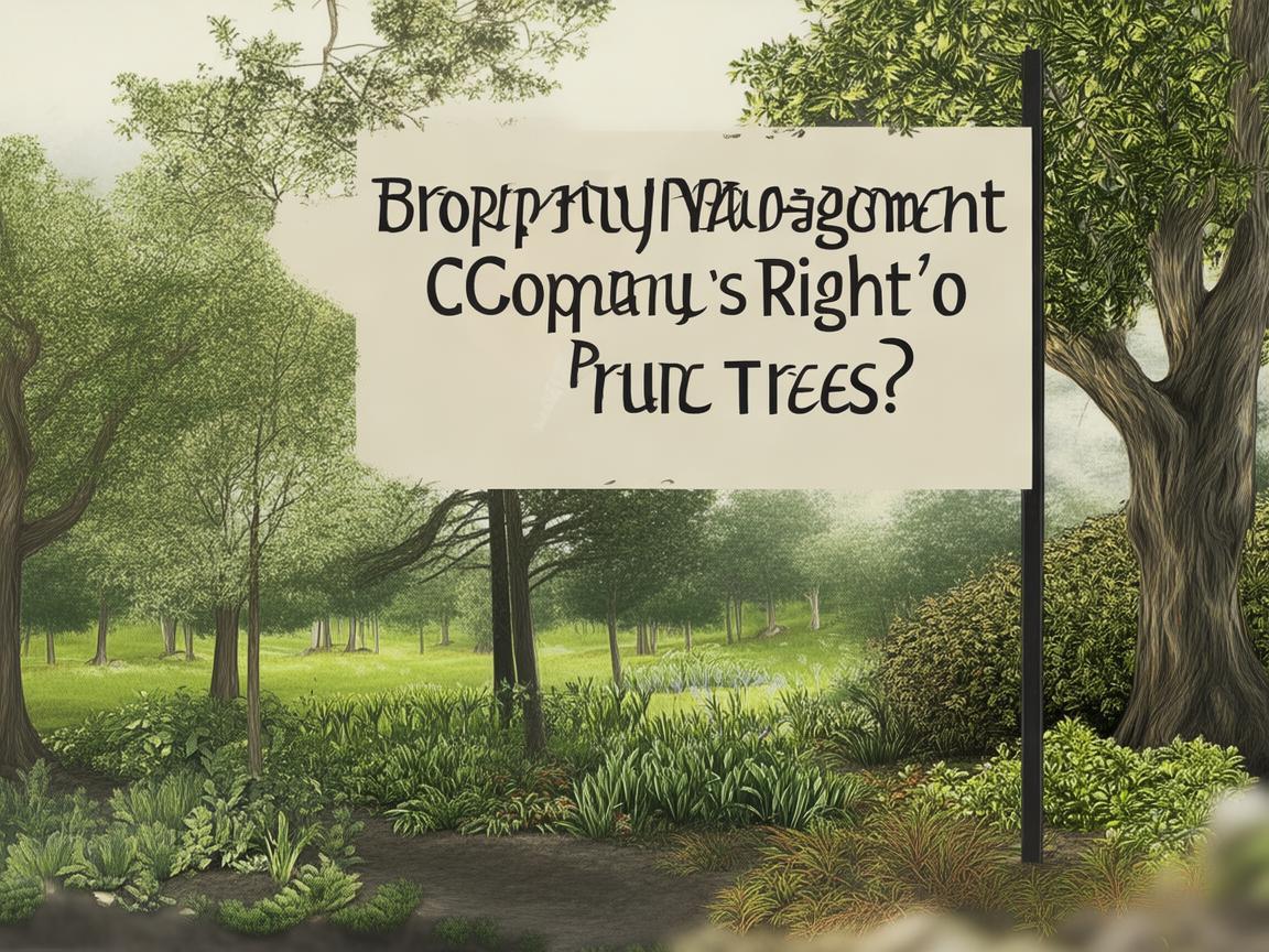 物业公司有权砍树吗? 物业公司有权砍树吗?